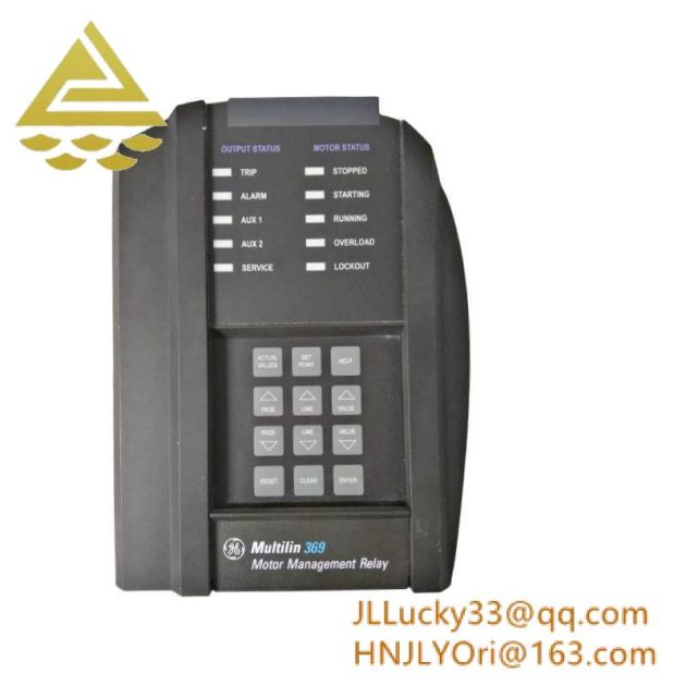 GE 369-HI-R-M-0-0 Motor Management Digital Relay - High-Performance Control for Medium-Sized Motors