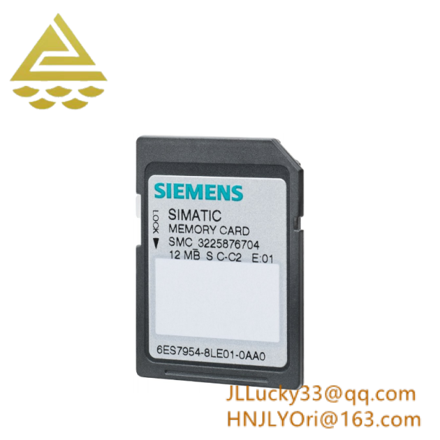 Siemens 6ES7954-8LC02-0AA0 Memory Card for Industrial Control Systems