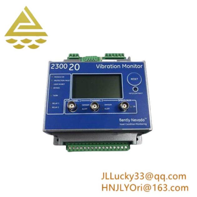 Bently Nevada 2300/20-CN: Advanced Vibration Monitoring Module for Industrial Control Systems