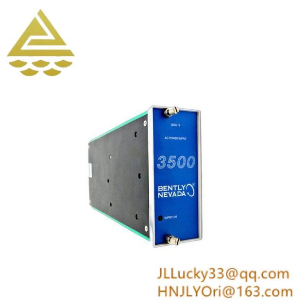 Bently Nevada 3500/15 127610-01: Advanced AC Power Supply Module for Industrial Control Solutions