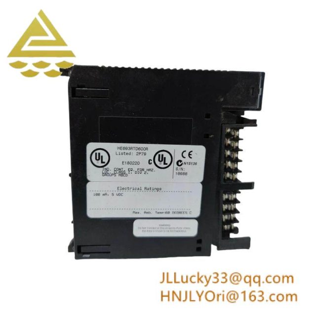 GE HE693RTD600R Input Module - High Performance RTD for Industrial Automation