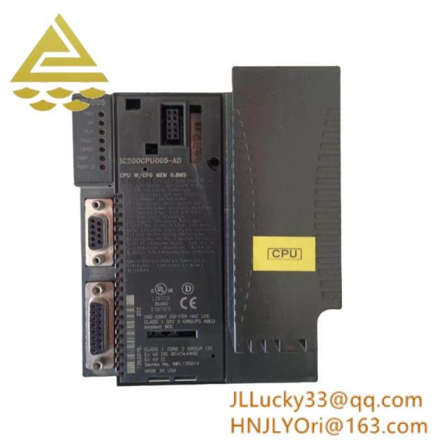 GE IC200CPU005: High-Performance Programmable Logic Controller Module