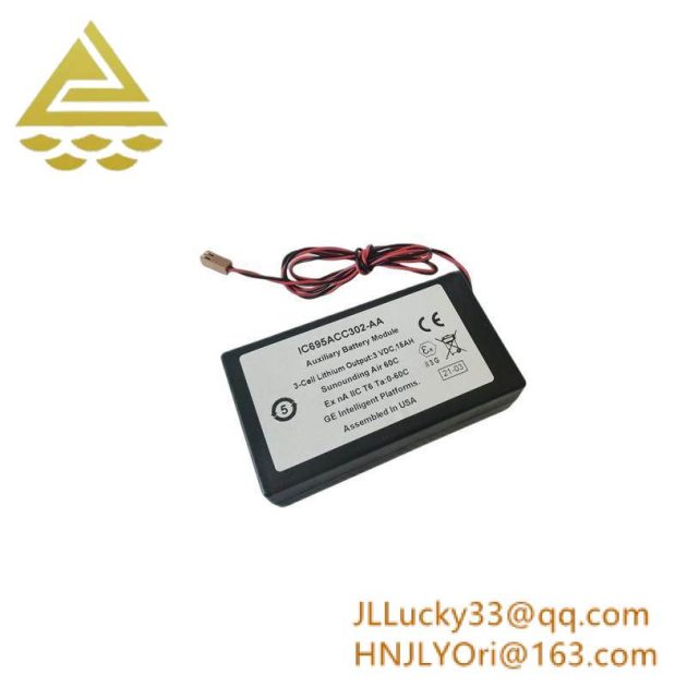 GE ACC302 Battery Module, 24VDC, 1.3Ah, for PLC Systems