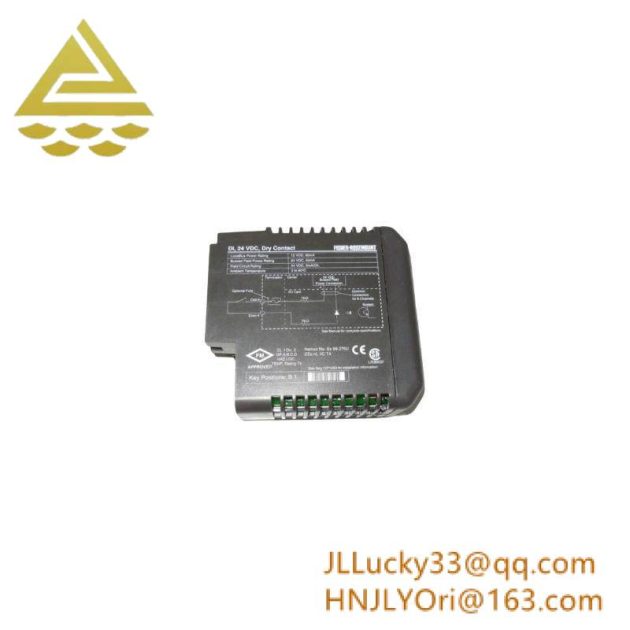 EMERSON KJ3001X1-BB1 | 12P0550X132 DI 8-Channel 24 VDC Dry Contact Card - Precision Control Module for Industrial Automation