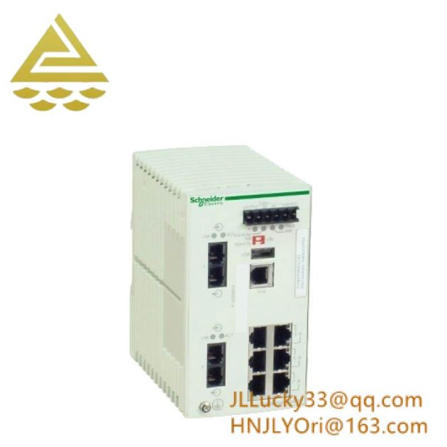 Schneider Electric TCSESM083F2CU0 Switch, 8 Ports: Industry Standard Networking Innovation