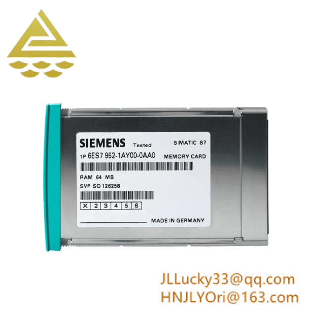 Siemens 6ES7952-0KH00-0AA0, S7-400 Series RAM Memory Card with 8 MB Storage Capacity