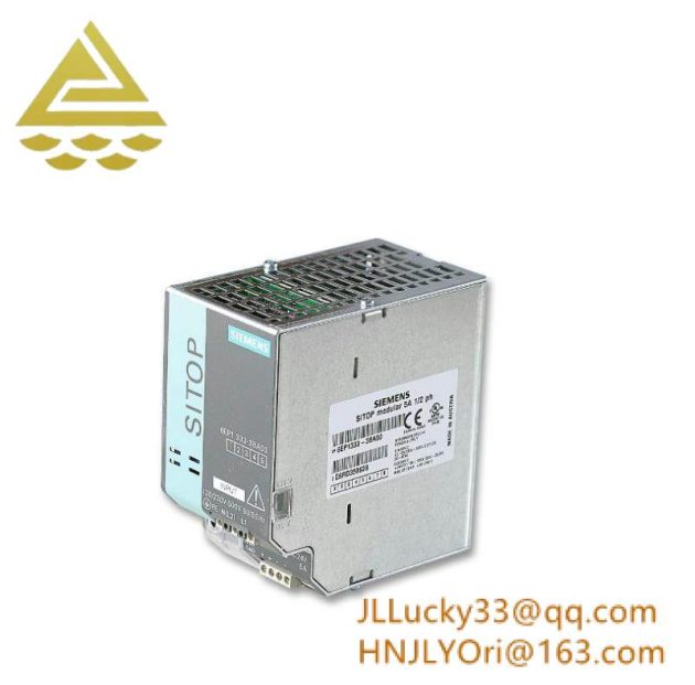 SIEMENS 6EP1 334-3BA00 - High-Efficiency SITOP Power Supply for Industrial Automation