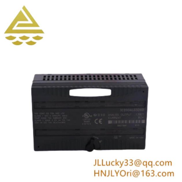 GE IC200ALG326D: High-Performance Analog Output Module for Industrial Automation